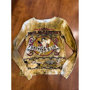 Vintage 2003 Paul Maccartney  Driving rain The Beatles concert shirt size S/M